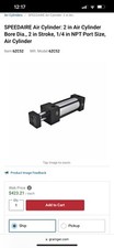 SPEEDAIRE 6ZC52 Air Cylinder,2 In. Stroke,5.625 In. L