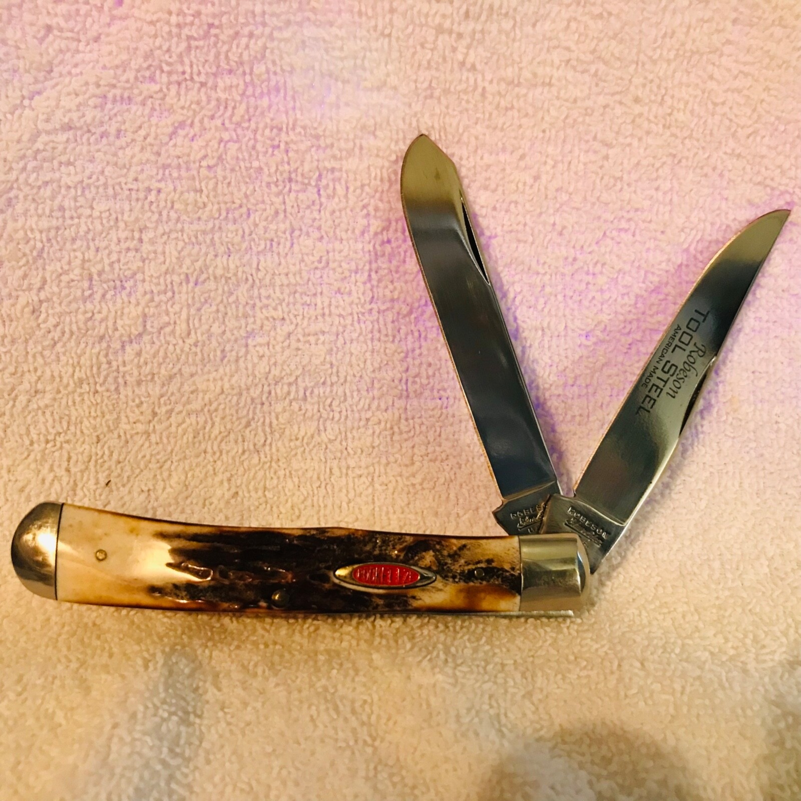 robeson-pocketeze-rs19gs-stag-4-1-4-trapper-1-of-100-tool-steel-mint-w