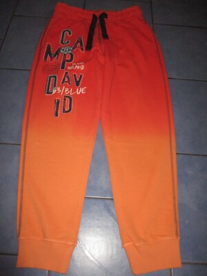 schne Mnner Herren Trainings- Freizeit- Sport- Hose CAMP DAVID Gr.S NEU  orange | eBay.de