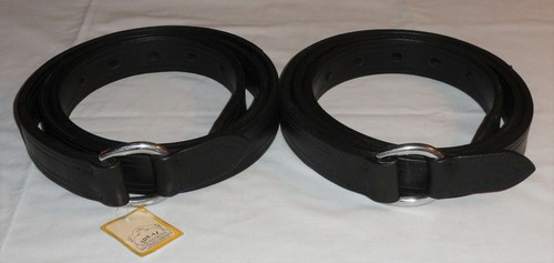 Paar 89 1/2" Ideal Reitsport Leder Kutsche Fahren Full Size D-Ring Spuren - Bild 2 von 12