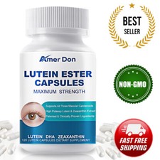 120pcs Lutein 50mg - Zeaxanthin - Eye Health, Eye Strain Support, Eye Protection