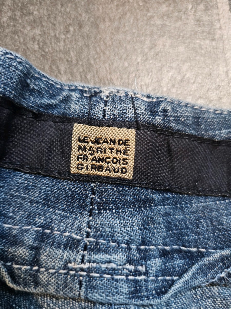 VTG MARITHE FRANCOIS GIRBAUD MEN'S SHUTTLE STRAP JEANS SZ