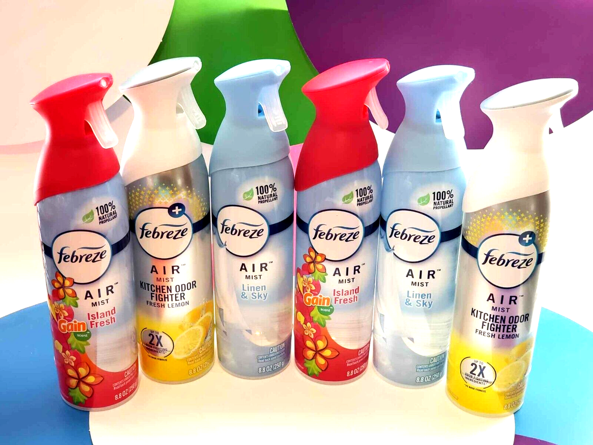 Number In Service Febreeze Air Freshener Odor Eliminator Spray - Main Image