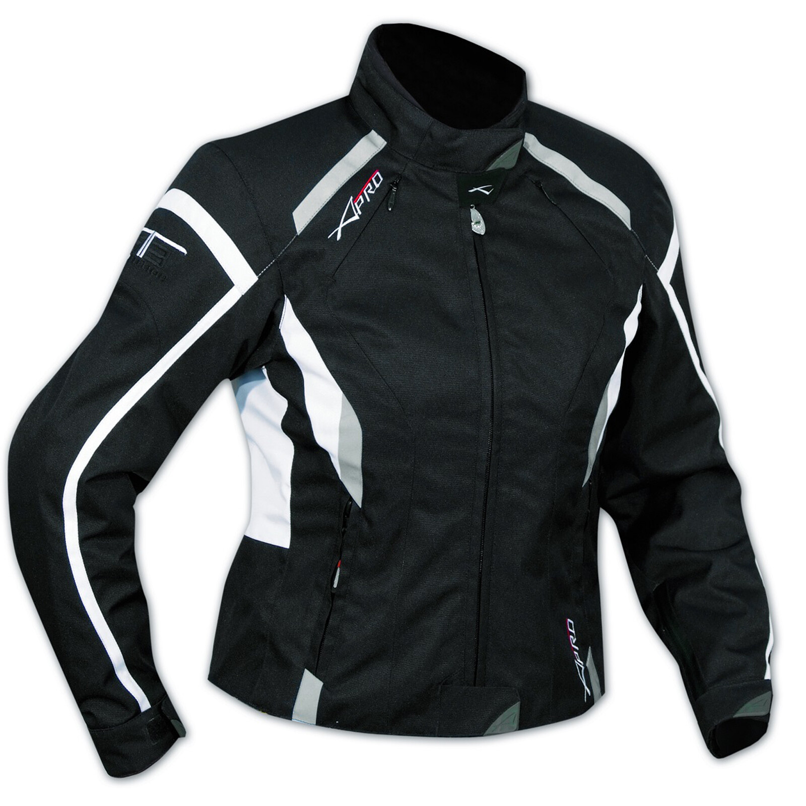 Jacket Textile Ladies Motorcycle Motorbike All Season CE Armour A-PRO White S