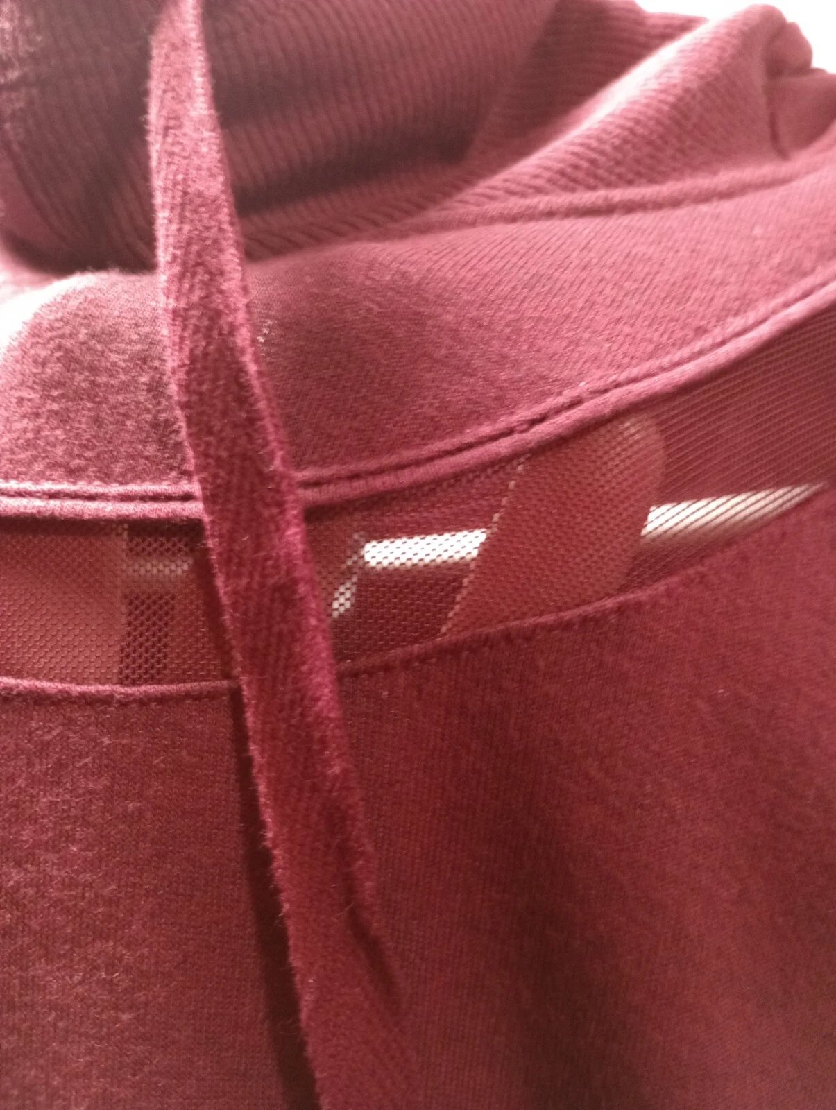 yogalicious flap back mesh accents hoodie