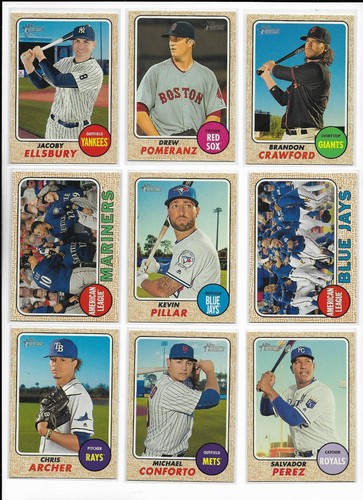 2017 Topps Heritage PICK-A-CARD Markakis Seager Correa Posey Ortiz LeMahieu ++++ - Picture 53 of 82