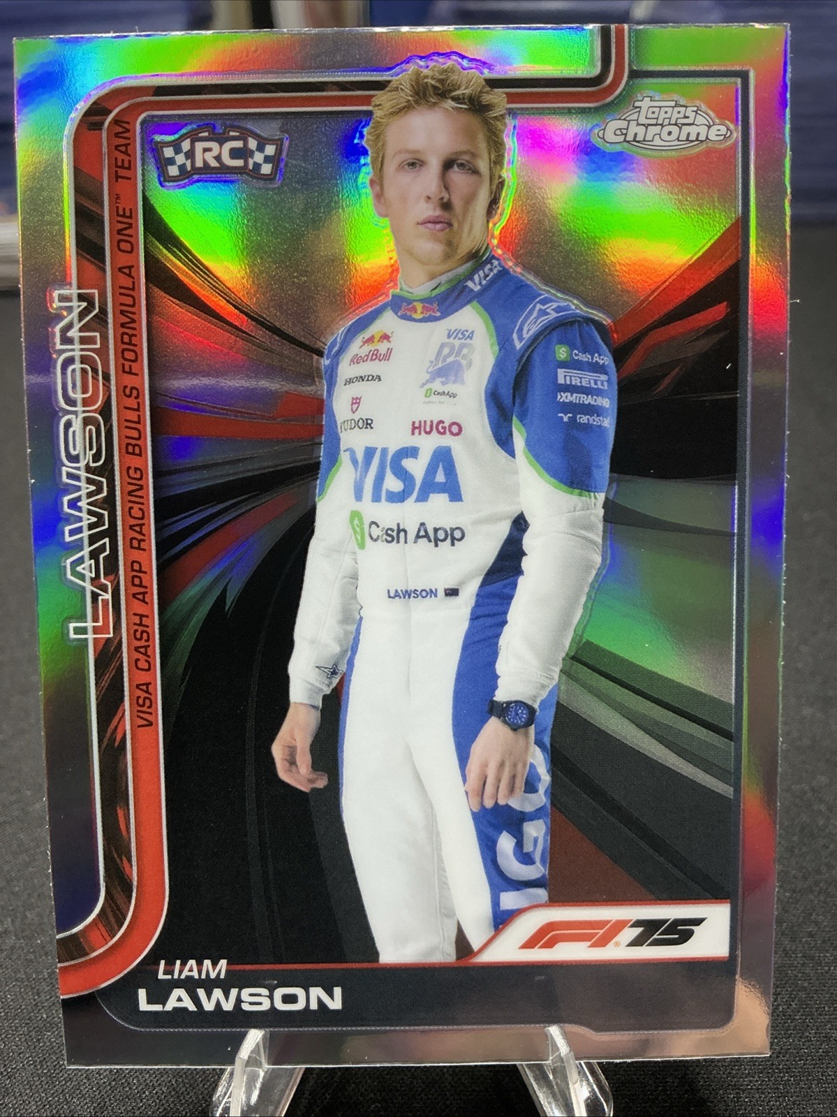 2025 Topps Chrome F1 - F1 Drivers Liam Lawson #11 Refractor (RC)
