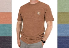 Carhartt Men's Big & Tall T-Shirt, Heavyweight Loose Fit Short Sleeve Pocket Tee