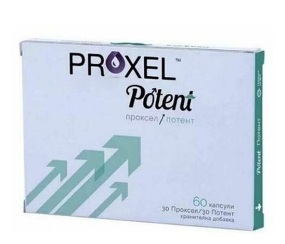 Proxel Potent unterstützt die Gesundheit der Prostata und stimuliert die sexuelle Leistungsfähigkeit der Männer 60 Kapseln