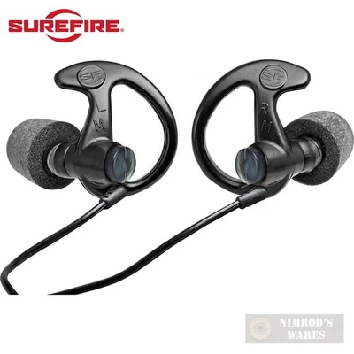 SureFire EP10 Sonic Defender ULTRA MAX EARPLUGS NRR 30 dB MED EP10-BK-MPR