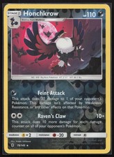 Honchkrow Guardians Rising 79/145 Reverse Holo Rare SM02 Pokemon TCG Card LP