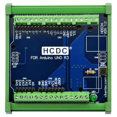 DIN Rail Mount Terminal Block Module for Arduino UNO R3