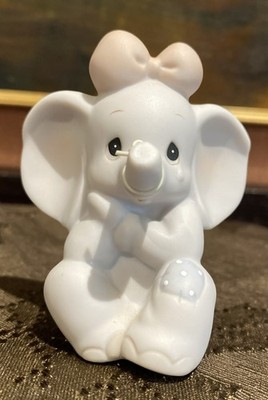 Precious Moments How Can I Ever Forget You Porcelain Elephant Cake Topper 3  New