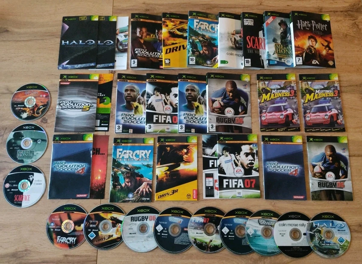 Lot De 7 Jeux Xbox (première Génération) - Non Testés - État Correct - Hitman Inclus