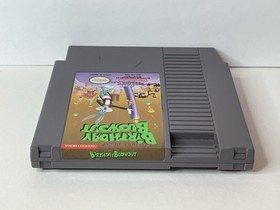 The Bugs Bunny Birthday Blowout (Nintendo NES 1990) Cart Box Case Cleaned Tested