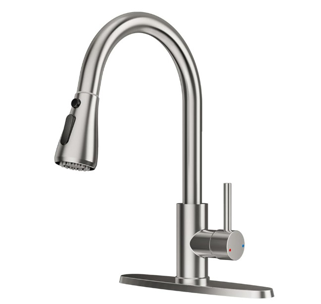 Single Handle Swivel Pull Down Sprayer Mixer