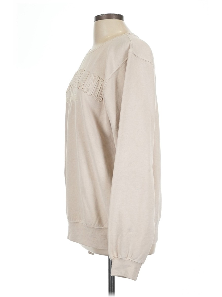 Pacific & Co. Women Ivory Sweatshirt L View 4