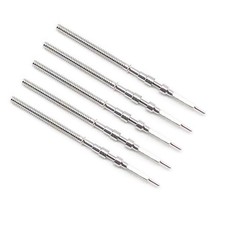 5Pack Metal Silver Watch Winding Stem Replacement For 46941 46943 Watch Movement