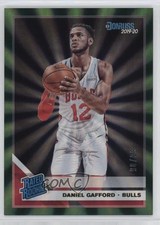 2019 Panini Donruss Rated Rookie Holo Green Laser 98/99 Daniel Gafford #236 he0