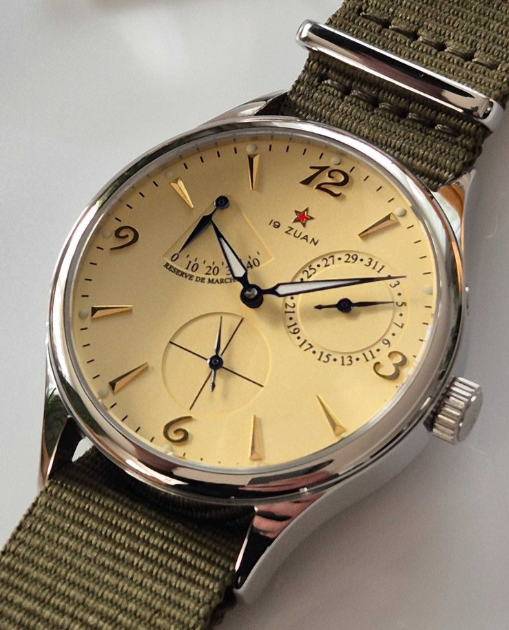 SEAGULL 1963 Stella Rossa ★ ST1780 Automatico ★ Riserva Carica ★ Vintage Uomo