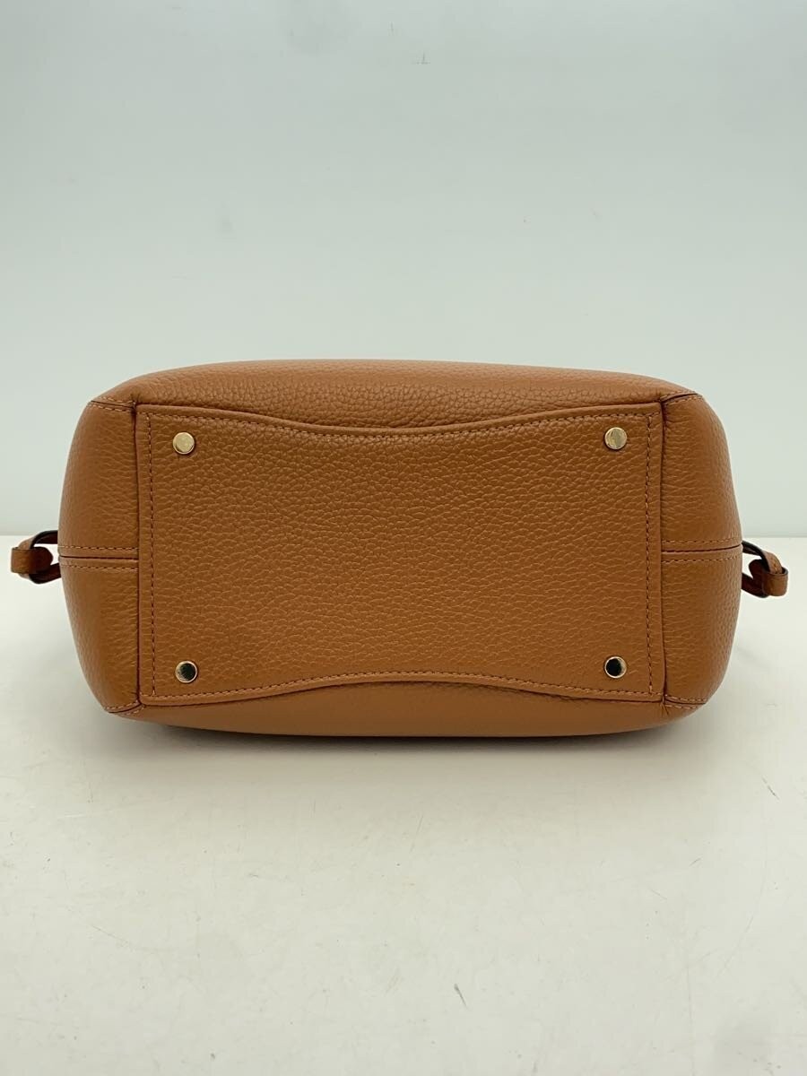 Kate Spade New York Dumpling Pick Stitch Small Satchel Handbag, Brown Leather, K thumbnail 4