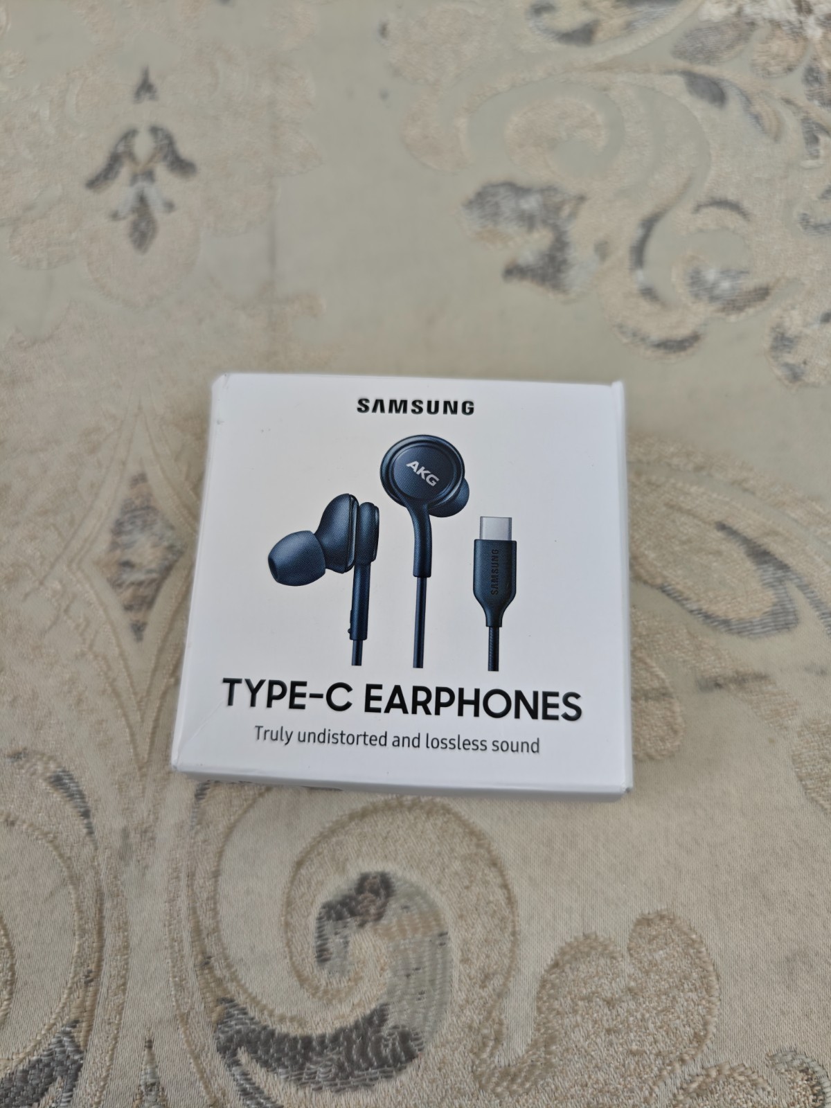 Samsung EO-IC100 USB Type-C Headphones, Sound by AKG, Black