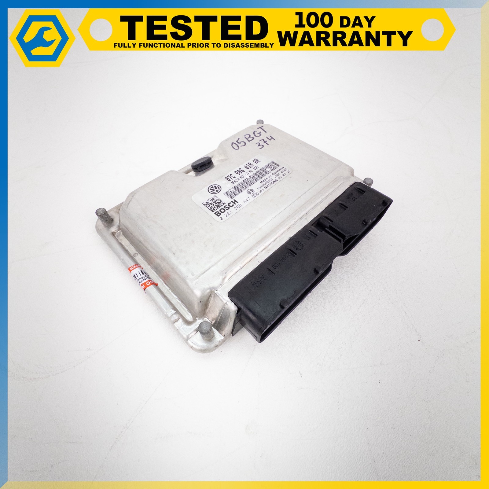 03-10 BENTLEY CONTINENTAL GT 6.0L W12 ENGINE CONTROL MODULE ECU ECM OEM