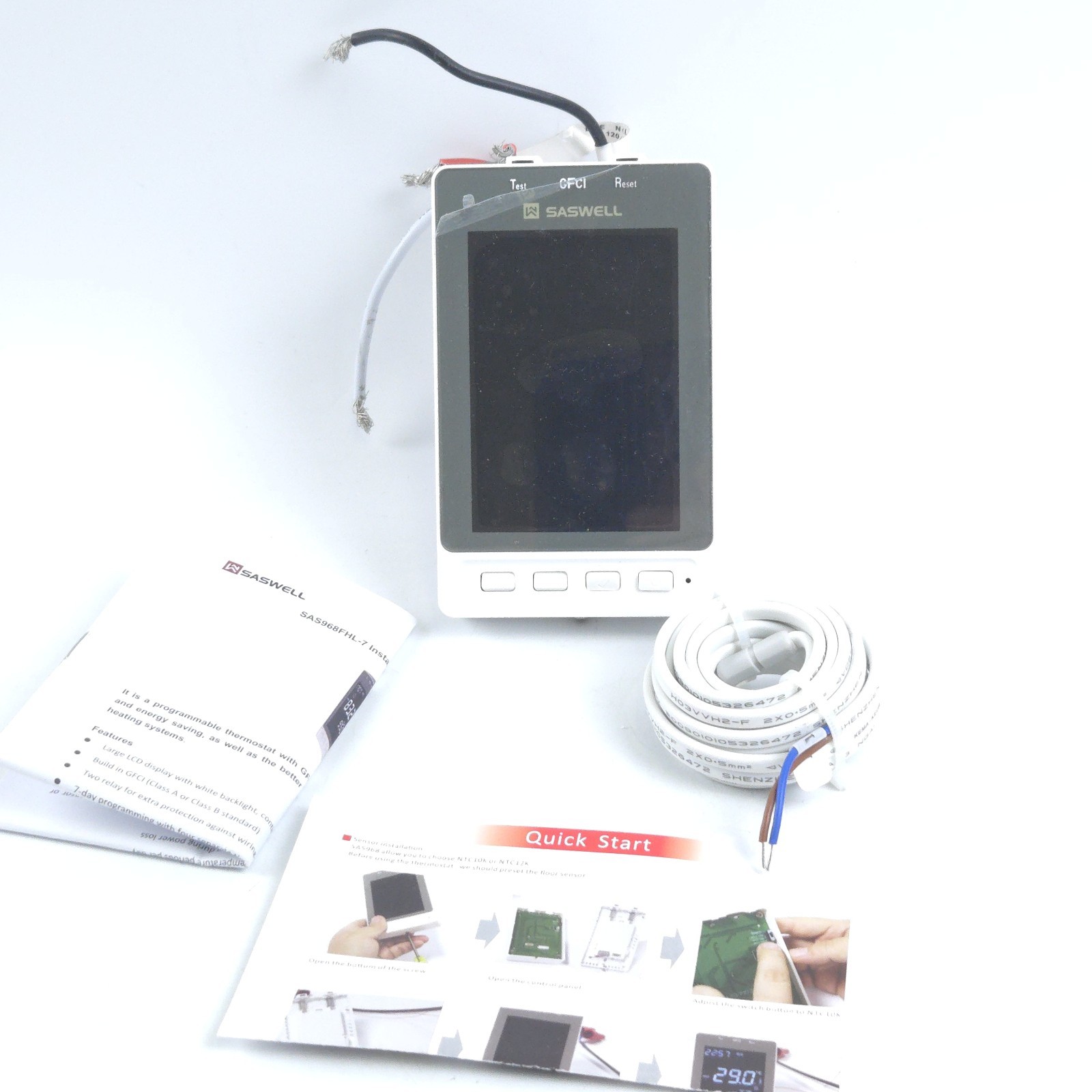 For Electric Floor Heating, 120/240v 16a, Dual M
