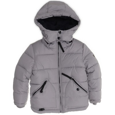 Funtime, Winterjacke, Jungen, Größe: 92, Grau, Einfarbig #pWh