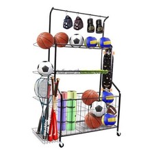 Sport euipment Storage, Garage Sports Equipment Organizer, Ball Storage Rack