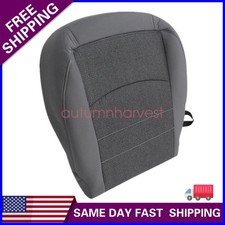 Driver Bottom Cloth Seat Cover Gray For 2016 2017 2018 Dodge Ram 1500 2500 3500