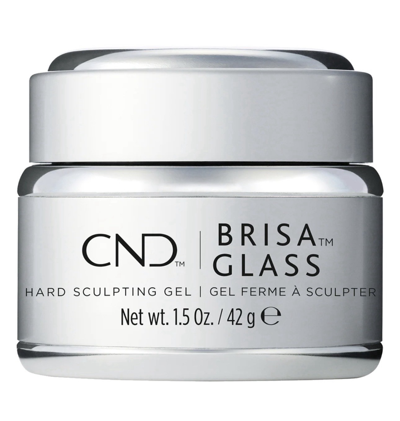 CND Brisa Glass Verre Cristal Sheer Gel Gel-Hard Sculpting Gel 1.5oz