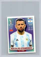 2022 Panini FIFA World Cup: Qatar 2022 Stickers #ARG 7 Nicolas Otamendi