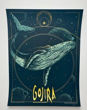 Gojira Poster Lille France Zenith Arena 2025 Official Silkscreen Sold Out *RARE*