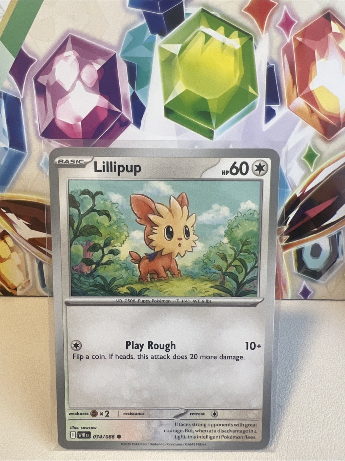 Lillipup 074/086 Common Regular - Pokemon TCG White Flare - NM