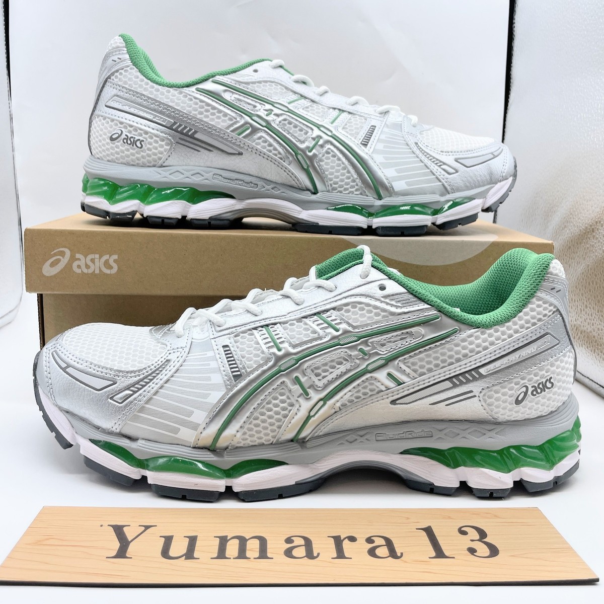 Asics Gel-Kayano 12.1 White Pure Silver 1203A759-100 Men's Size | eBay