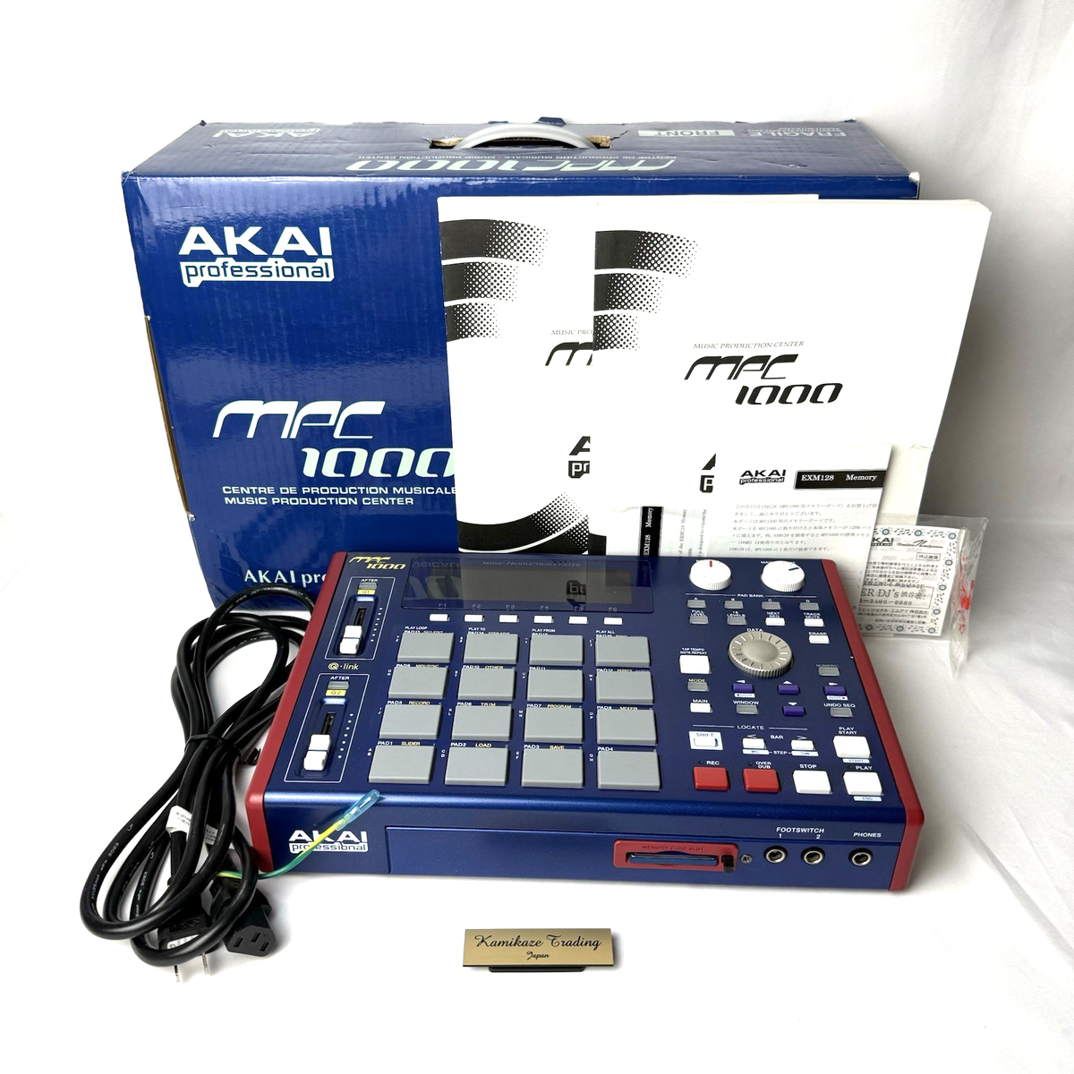 AKAI MPC1000 ネイビー Akai MPC 1000 Blue (Used) w/ Pad Upgrade - MPCstuff - Akai