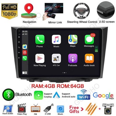 64GB Apple Carplay Android 13 Car Stereo GPS Radio For Suzuki Kizashi 2009-2015