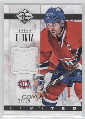 2012-13 Panini Limited Jerseys 23/99 Brian Gionta #LJ-BG 0a1