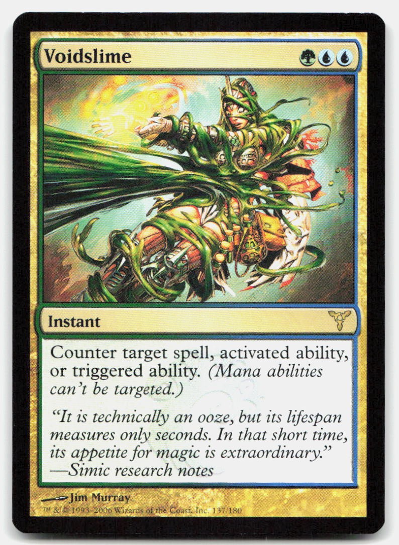 Voidslime 137 Rare Dissension Magic: The Gathering Near Mint