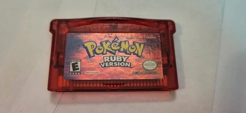 New ListingPokemon Ruby Version GBA Authentic Tested/Working Old Battery