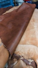 Piel de cordero piel de napa piel marrón envejecido vintage oveja 4 5 6 pies cuadrados
