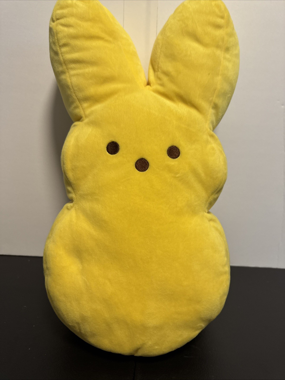 Peeps Bunny Rabbit Yellow Easter Plush Stuffed Animal 15 Inches
