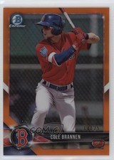 2018 Bowman Chrome Prospects Orange Refractor 14/25 Cole Brannen #BCP154 6o3