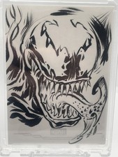 Marketplace image: 2025 Topps Chrome Marvel Studios Venom 1/1 Original Sketch Jason Crosby