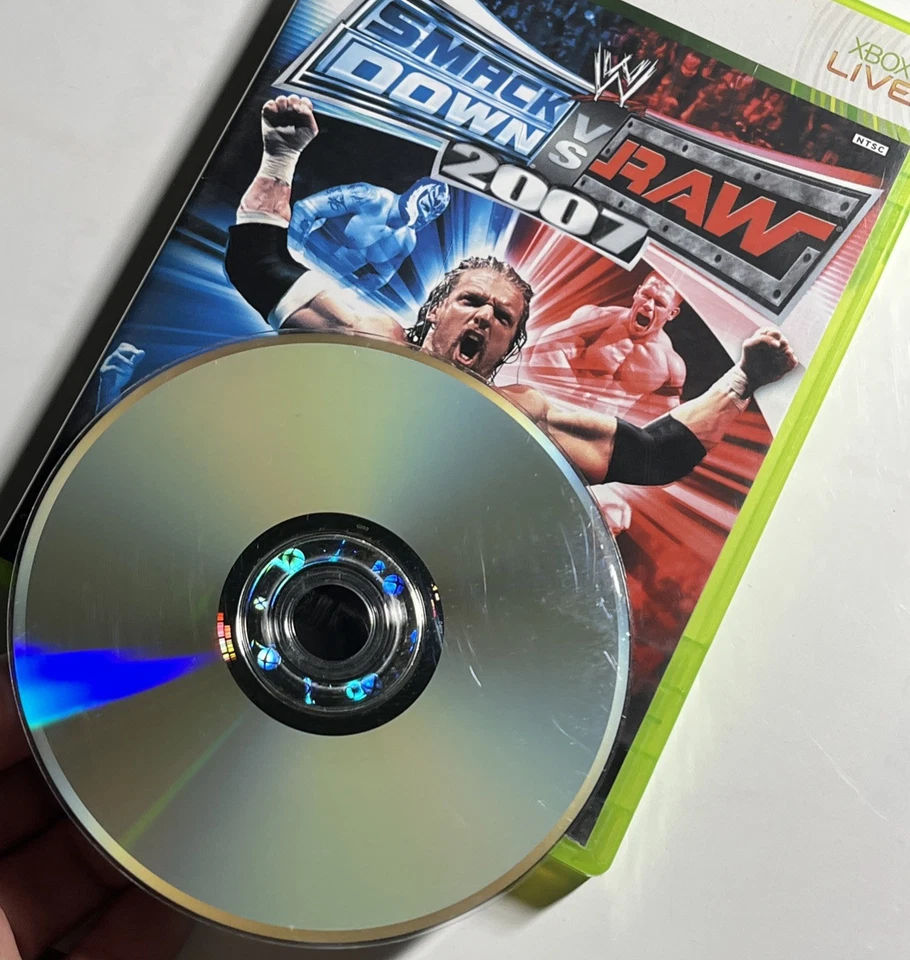 WWE Smackdown Vs Raw 2007 (Microsoft Xbox 360, 2006) No Manual & Tested! - Image 4 of 4