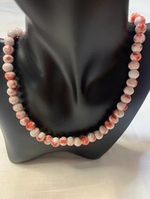 Handmade Ceramic Beaded Stretch Necklace Natural Style