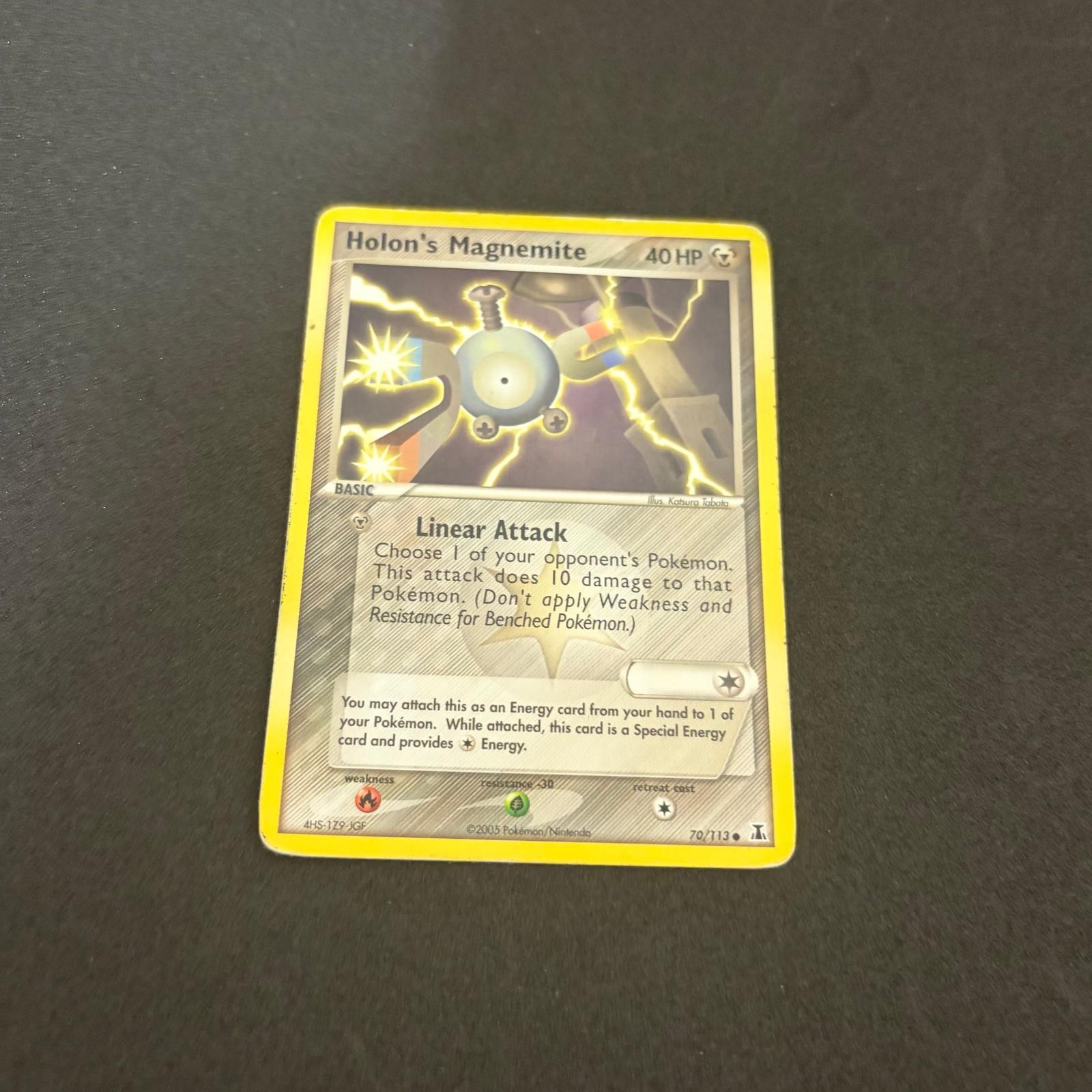 Holon's Magnemite 70/113 Common Delta Species Pokemon Heavily Played