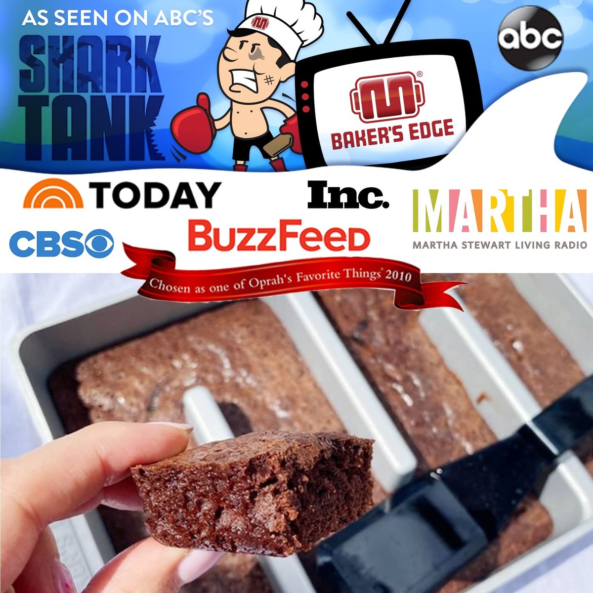 Baker's Edge Edge Only Brownie Pan Baker's Edge Nonstick Edge - Main Image