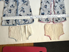 VINTAGE EFFANBEE DY-DEE BABY DOLL LOT Flannel Robes and Diapers from Layette — photo 8
